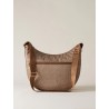 BORBONESE - TRACOLLA ECO LINE LUNA BAG MEDIUM - BEIGE