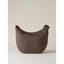 BORBONESE - TRACOLLA ECO LINE LUNA BAG MEDIUM - NATURALE