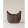 BORBONESE - TRACOLLA ECO LINE LUNA BAG MEDIUM - NATURALE