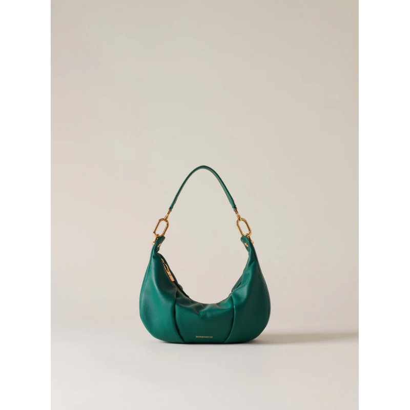 BORBONESE - BLOOM HOBO SMALL - VERDE