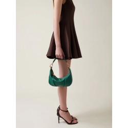 BORBONESE - BLOOM HOBO SMALL - VERDE