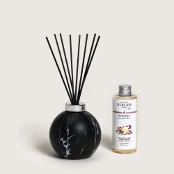 Lampe Berger – Bouquet MARBRURE Noir + 200ml Poussière d'Ambre