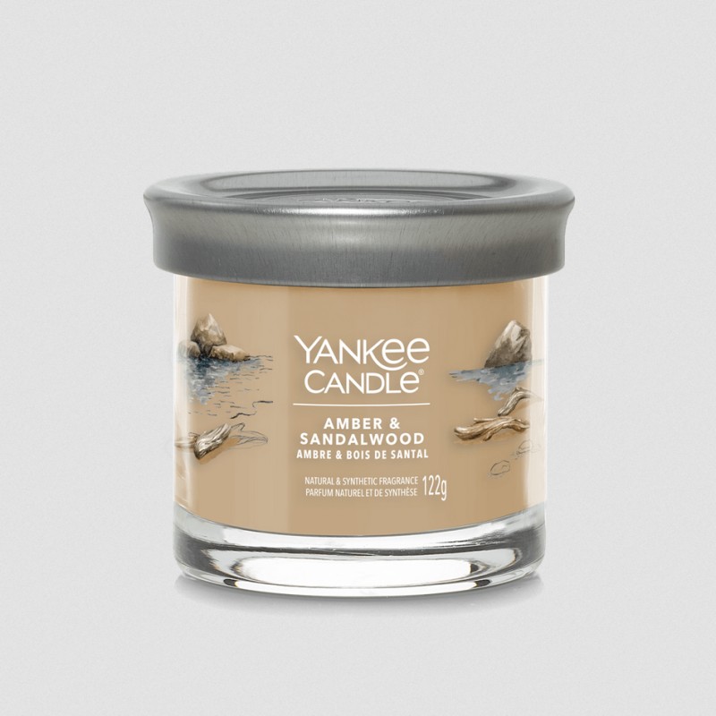 Candela profumata YANKEE CANDLE - Amber & Sandalwood
