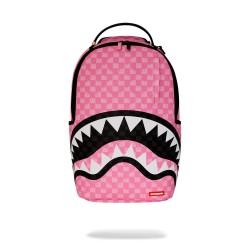 SPRAYGORUND - PINK AND BLACK DRIP CHECK DLXSV BACKPACK