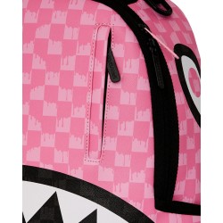 SPRAYGORUND - PINK AND BLACK DRIP CHECK DLXSV BACKPACK