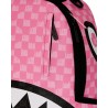 SPRAYGORUND - PINK AND BLACK DRIP CHECK DLXSV BACKPACK