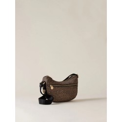 BORBONESE - TRACOLLA ECO LINE LUNA BAG MINI - NATURALE