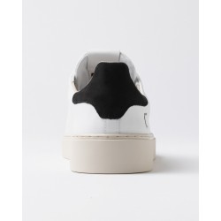 D.A.T.E - LEVANTE CALF WHITE-BLACK - UOMO