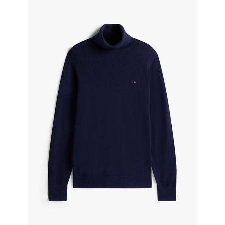 TOMMY HILFIGER - Pullover con cashmere e collo dolcevita