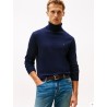 TOMMY HILFIGER - Pullover con cashmere e collo dolcevita