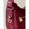 BORBONESE - TRACOLLA LUNA BAG SMALL - MERLOT