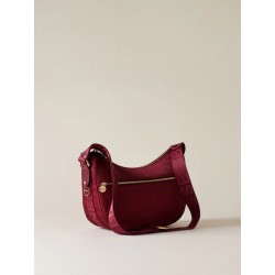 BORBONESE - TRACOLLA LUNA BAG SMALL - MERLOT