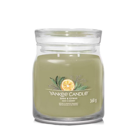 Candela profumata YANKEE CANDLE - Sage & Citrus