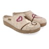 HAFLINGER - Micini Sabot Donna beigemeliert