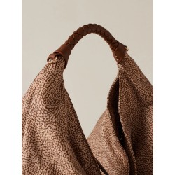 BORBONESE - PLIE BORSA HOBO MEDIUM