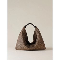 BORBONESE - PLIE BORSA HOBO MEDIUM Borsa a mano in Tessuto riciclato Op