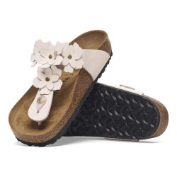 BIRKENSTOCK DONNA - Gizeh Flower Embellishment -  Light Rose