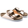 BIRKENSTOCK DONNA - Arizona plantare morbido - Metallic Copper
