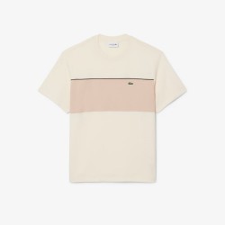 LACOSTE - T-shirt in cotone color block - UOMO