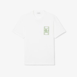 LACOSTE - T-shirt in jersey pesante ricamato - UOMO