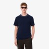 LACOSTE - T-shirt in piqué elasticizzato con colletto a righe - UOMO