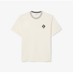 LACOSTE - T-shirt di produzione francese con stemma - UOMO