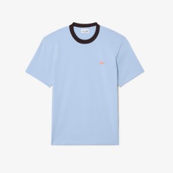 LACOSTE - T-shirt in cotone color block classic fit - UOMO