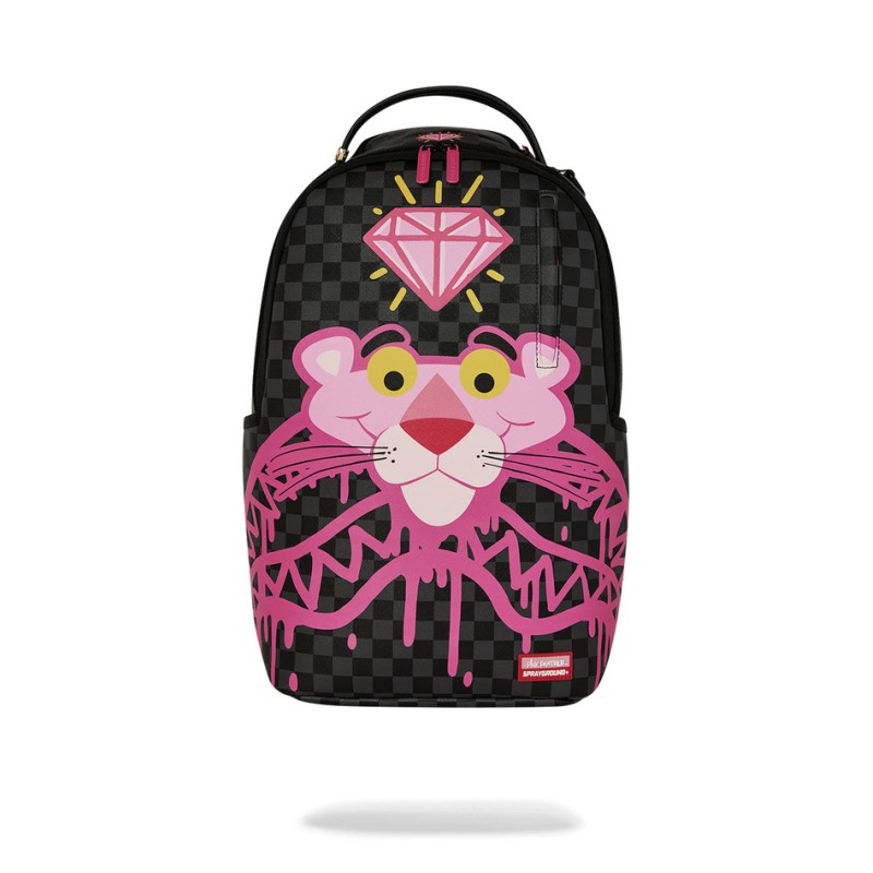 SPRAYGORUND - PINK PANTHER DRIPPY DIAMONDS DLXSV BACKPACK