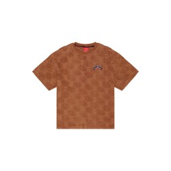 SPRAYGROUND - ALL THE MONEY NEW REG T-SHIRT BROWN