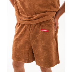 SPRAYGROUND - ALL THE MONEY SHORTS BROWN