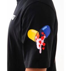 SPRAYGROUND - WTF SKULL VOER T-SHIRT BLK