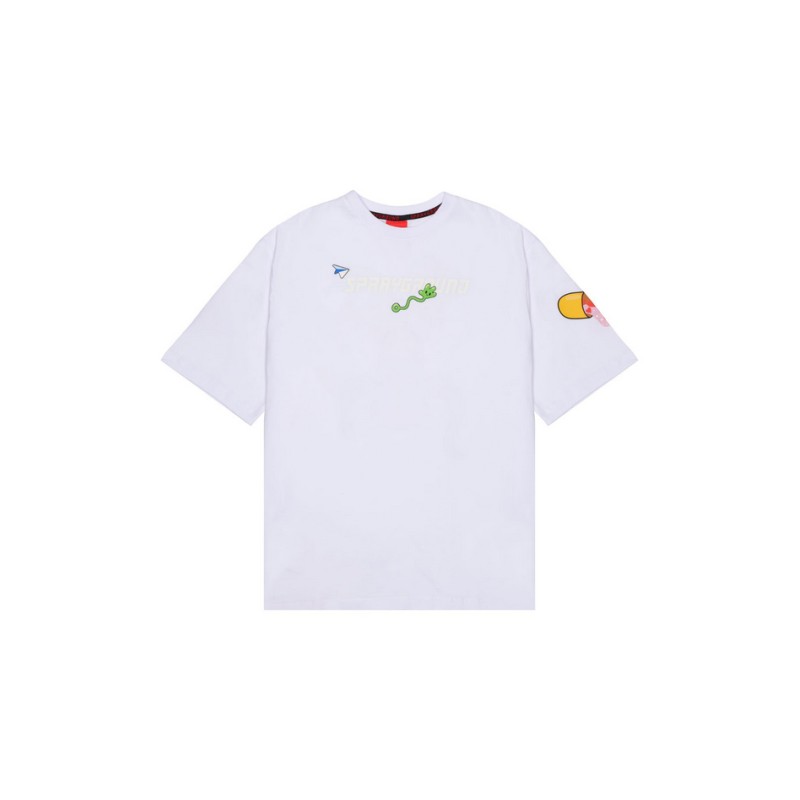 SPRAYGROUND - WTF SKULL VOER T-SHIRT WHT