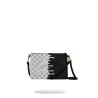 SPRAYGROUND - CREAM CHECK UNFINISHED SHARK CROSSBODY POUCHETTE