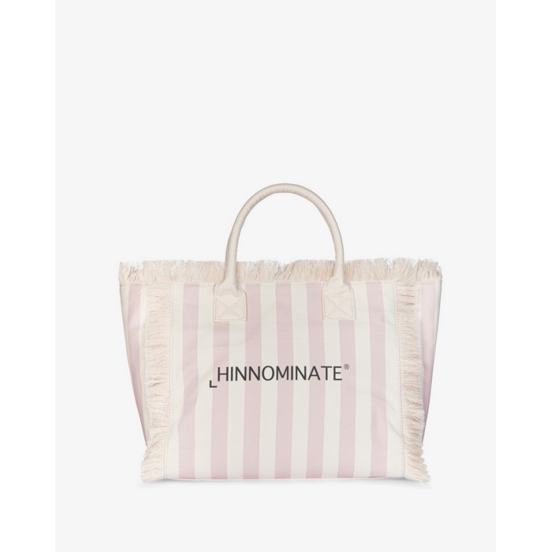 HINNOMINATE - Borsa In Canvas Grande • Nude