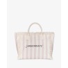 HINNOMINATE - Borsa In Canvas Grande • Nude
