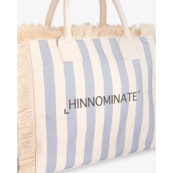 HINNOMINATE - Borsa In Canvas Grande • Azzurro Pastello