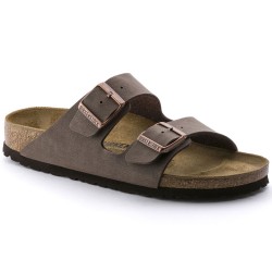 BIRKENSTOCK UOMO - Arizona Birko-Flor Nubuck - Mocha