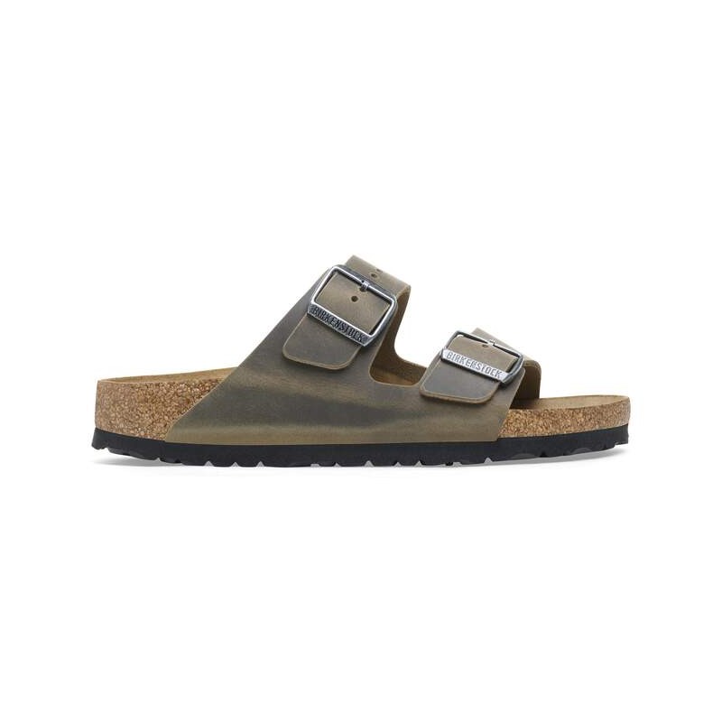 BIRKENSTOCK -  Arizona  Pelle oliata Faded Khaki - DONNA