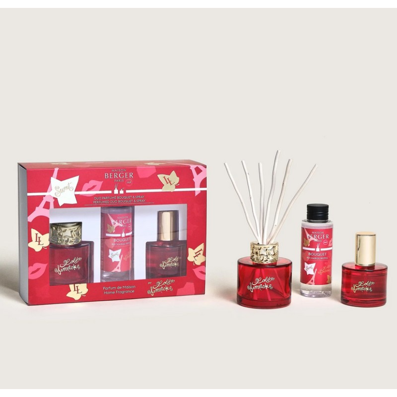 Maison Berger - LOLITA LEMPICKA SWEET - Duo Mini Bouquet 90ml e Spray 50gr Lolita Lempicka Sweet