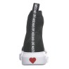 LOVE MOSCHINO -  Sneakers gomma calza Nero