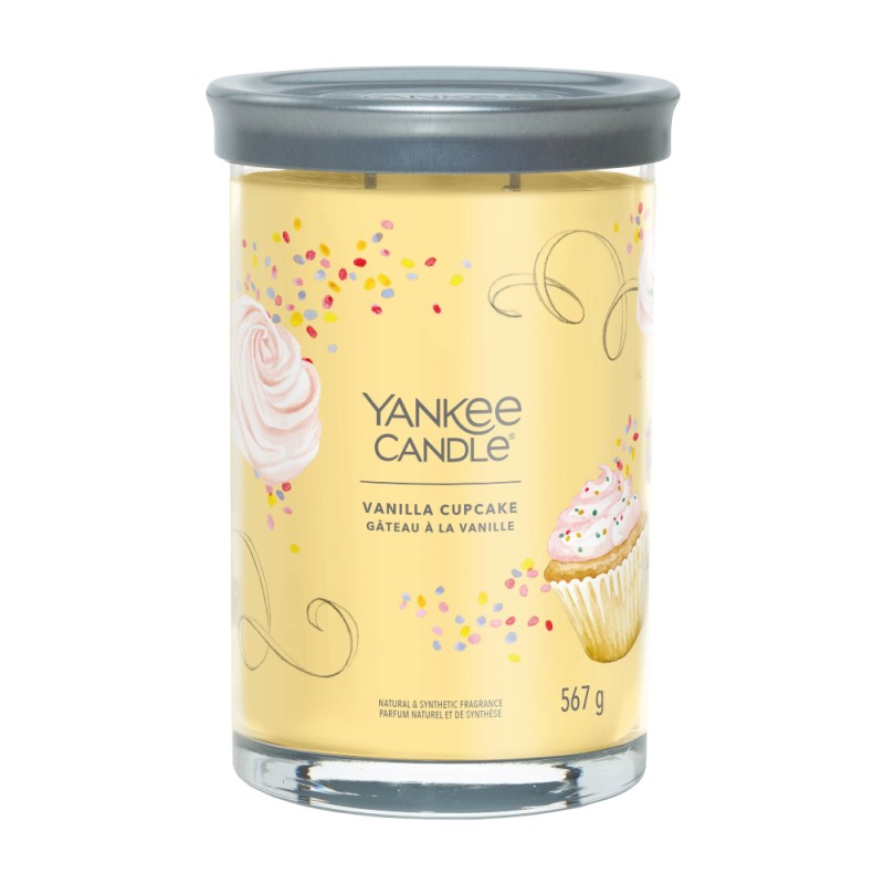 Candela profumata YANKEE CANDLE - Vanilla Cupcake - tumbler Signature - Yankee  Candle - Giare grandi - Candele profumate - Tempus Doni