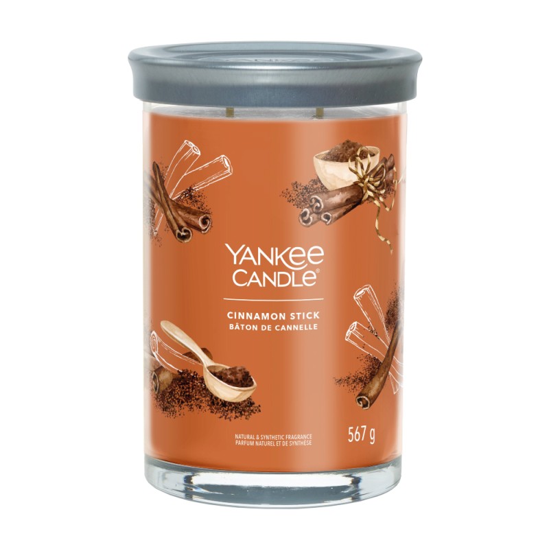 Candela profumata YANKEE CANDLE - Cinnamon Stick - tumbler Signature - Yankee  Candle - Giare grandi - Candele profumate - Tempus Doni