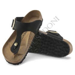 BIRKENSTOCK DONNA -  GIZEH BIG BUCKLE BLACK