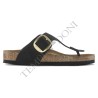 BIRKENSTOCK DONNA -  GIZEH BIG BUCKLE BLACK