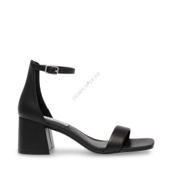 STEVE MADDEN - LOW TIDE BLACK LEAT