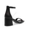 STEVE MADDEN - LOW TIDE BLACK LEAT