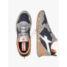 W6YZ - JET-M. - Sneakers in tessuto tecnico e suede - Grigio-Navy - UOMO