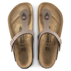BIRKENSTOCK DONNA - Gizeh Birko-Flor Nubuck - Mocha