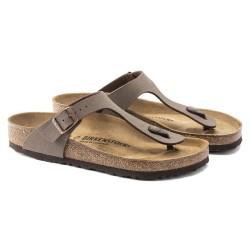 BIRKENSTOCK DONNA - Gizeh Birko-Flor Nubuck - Mocha