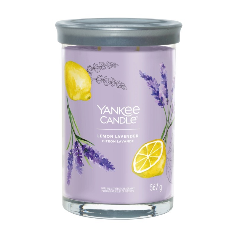 Lemon Lavender - tumbler Signature - giara grande di Yankee Candle